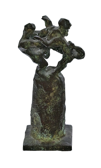 Appraisal: JACQUES LIPCHITZ Samson Fighting the Lion Bronze with dark greenish