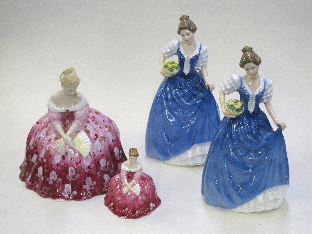 Appraisal: Four Royal Doulton figures to include two 'Victoria' HN and