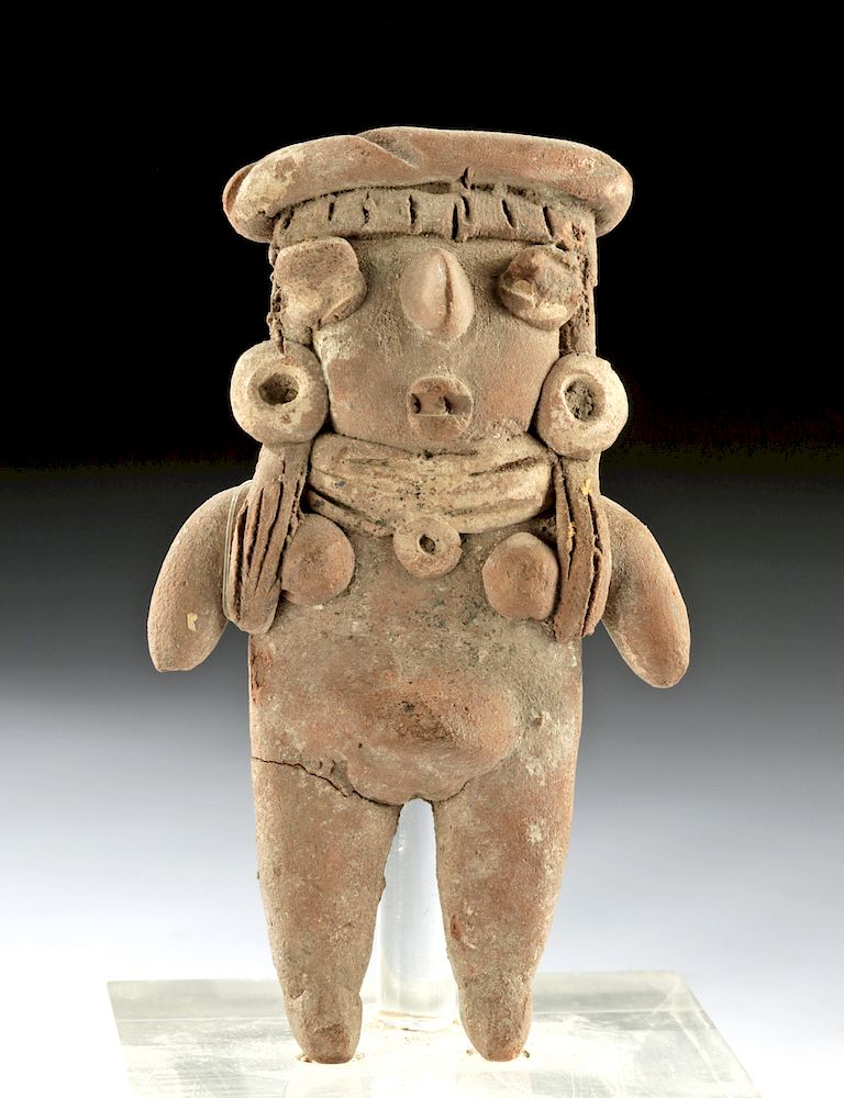 Appraisal: Michoacan Terracotta Pretty Lady Pre-Columbian West Mexico Michoacan Protoclassic period