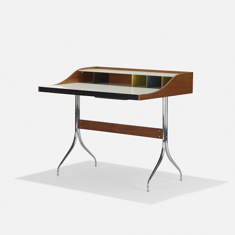 Appraisal: George Nelson Associates Swag Leg Desk George Nelson Associates Swag