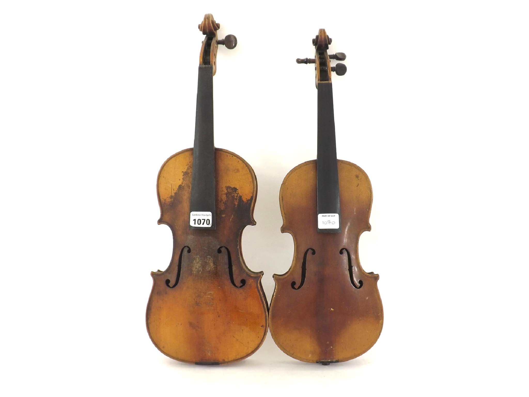 Appraisal: Early th century three-quarter size violin cm also a German