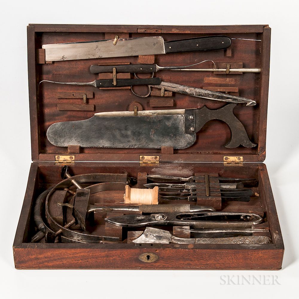 Appraisal: William Autenrieth Cased Surgical Set William Autenrieth Cased Surgical Set