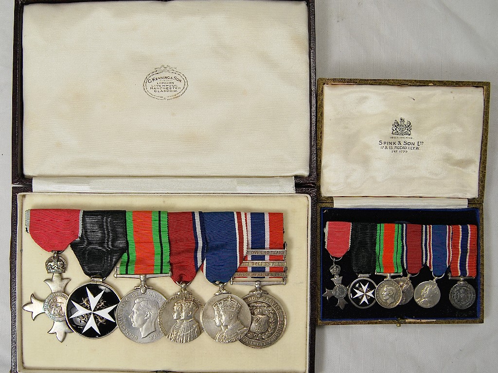 Appraisal: An MBE medal group of six to William Egerton Glover