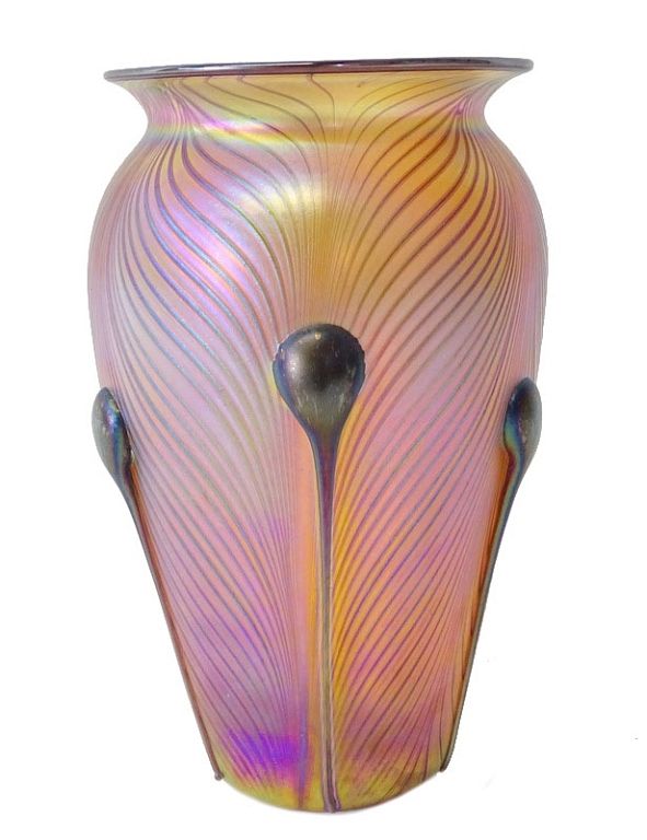 Appraisal: Possibly LOETZ Art Glass Vase Possibly LOETZ Art Glass Vase