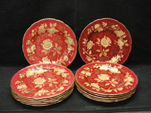 Appraisal: WEDGWOOD Porcelain Dinner Plates From a Stamford CT estate