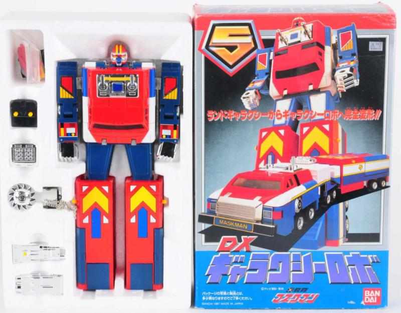 Appraisal: Maskman DX Truck Bandai Rare to find Galaxy Robo is