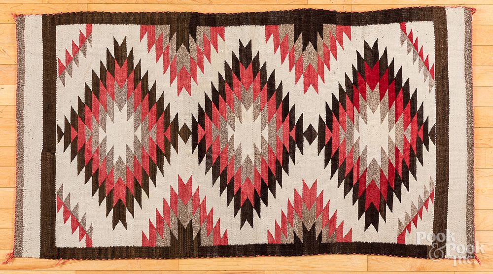 Appraisal: Navajo Indian rug x Navajo Indian rug x Provenance The