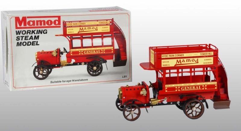 Appraisal: Mamod No LB Standard London Bus Steam Toy Description New