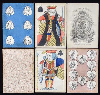 Appraisal: Reynolds Sons Alfred Crowquill Playing Cards London ca Very good