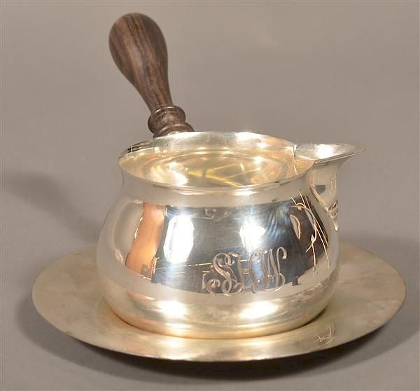 Appraisal: Tiffany Co Sterling Sauce Server Tiffany Co Sterling Silver Side