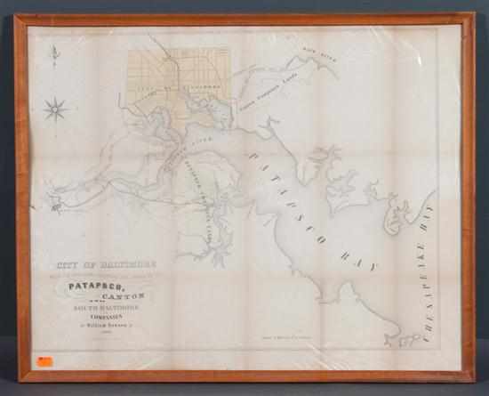 Appraisal: Map William Dawson Jr ''City of Baltimore with Its Environs