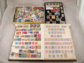 Appraisal: A large quantity of stamps in two albums together with