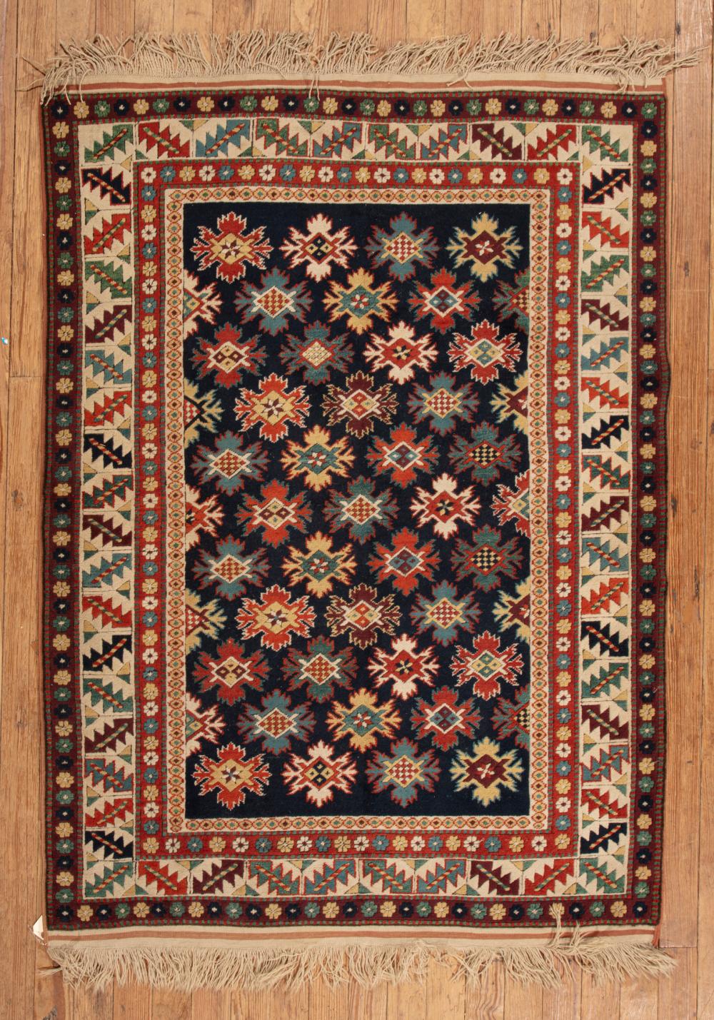 Appraisal: Turkish Kuba Rug Turkey th c ft in x ft