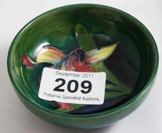 Appraisal: Moorcroft Small Dish decorated with Orchids diameter cm