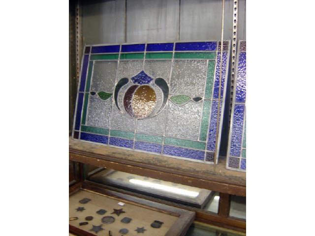 Appraisal: PR STAINED GLASS WINDOWS