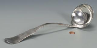 Appraisal: Donigan Nashville Coin Silver Ladle Nashville Tennessee retailed coin silver