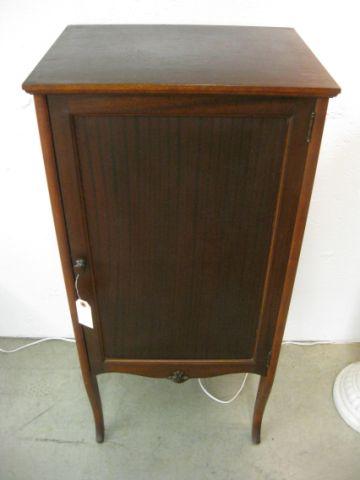 Appraisal: Mahogany Music Cabinet tall wide deep