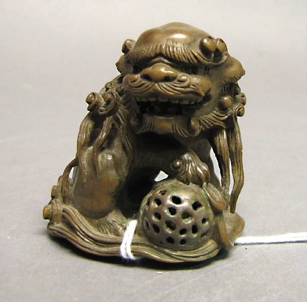 Appraisal: Japanese Works of ArtNetsuke and Okimono Meiji Taisho Period Well