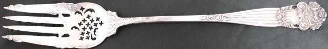 Appraisal: TOWLE STERLING SILVER SERVING FORK GEORGIANPATTERN LONG OZT