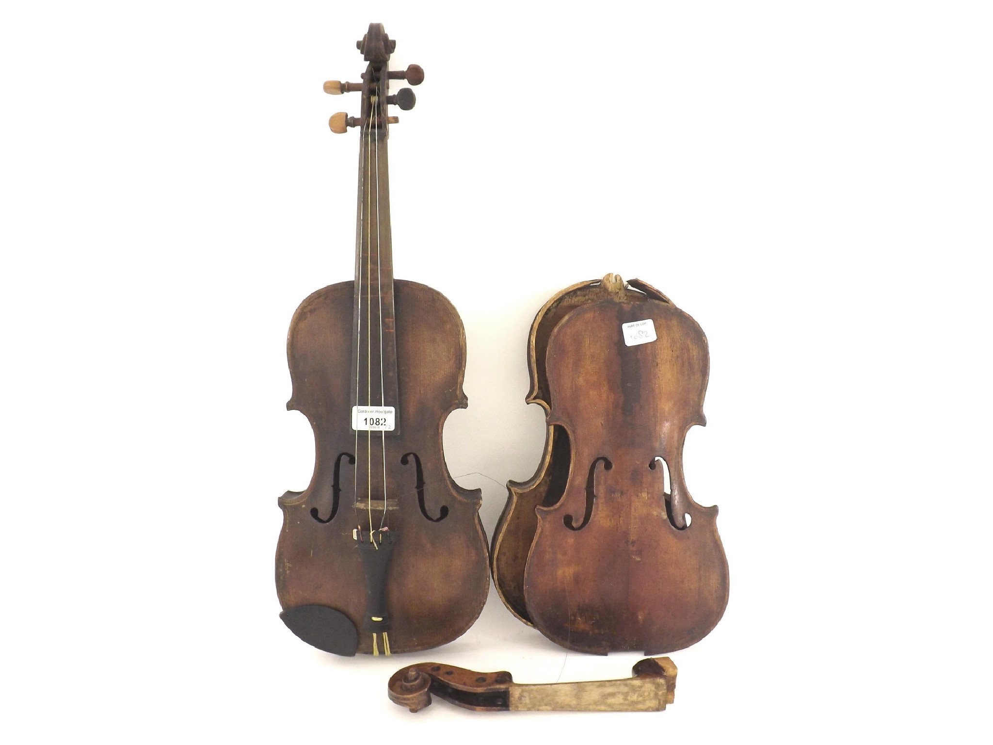 Appraisal: German violin labelled Josef Klotz in Mittenwalde anno cm also