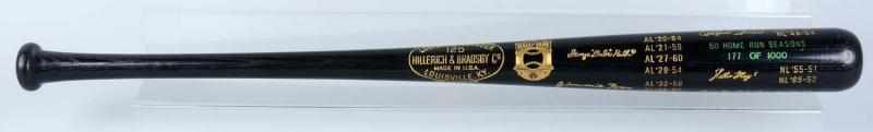 Appraisal: Hall of Fame Home Run Season Commemorative Bat No Inscribed