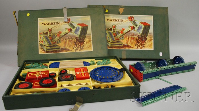 Appraisal: Two Boxed Marklin Meccano Metal Toy Sets