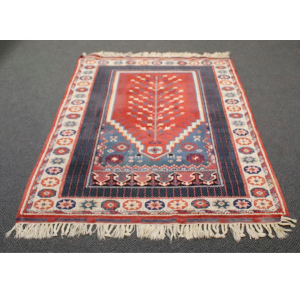 Appraisal: TURKISH KULA PRAYER RUG WOOL ESTATE RUG CARPET IN SHADES