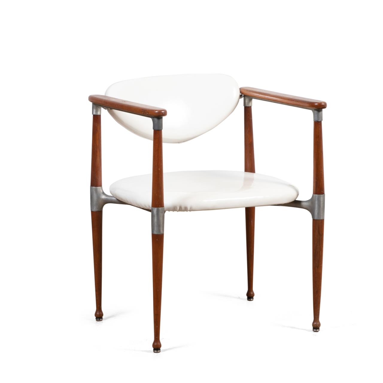 Appraisal: STYLE OF SHELBY WILLIAMS GAZELLE ARMCHAIR WHITE Style of Shelby