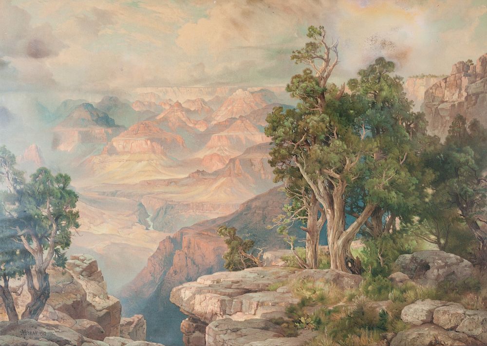 Appraisal: Thomas Moran American - Grand Canyon Thomas Moran American -