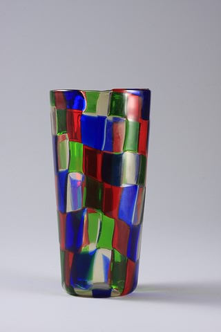 Appraisal: Patchwork vase Unsigned H D S