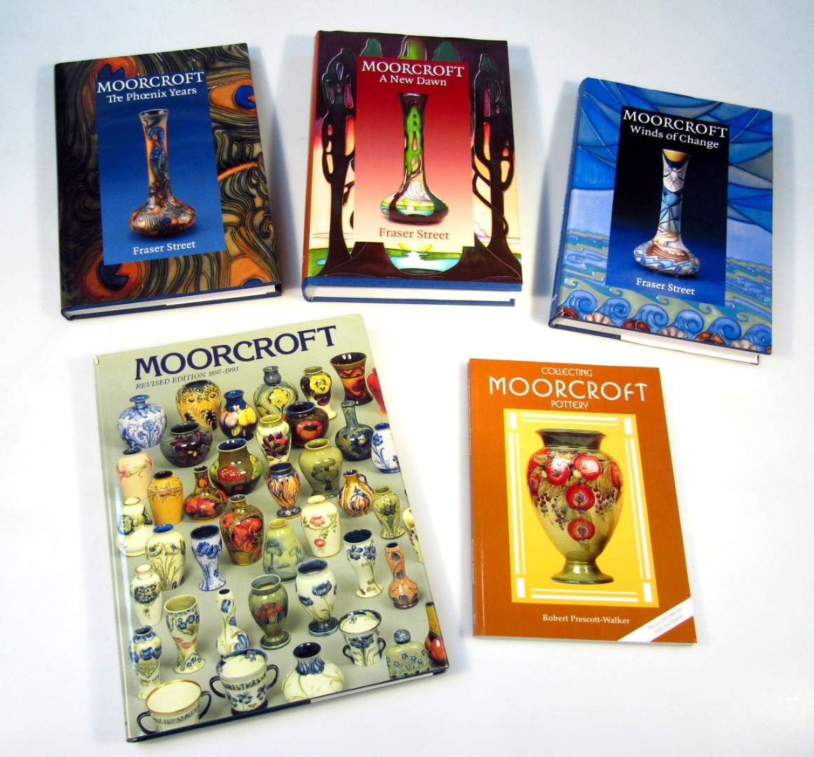 Appraisal: Various books for Moorcroft collecting to include Street Frazer Moorcroft