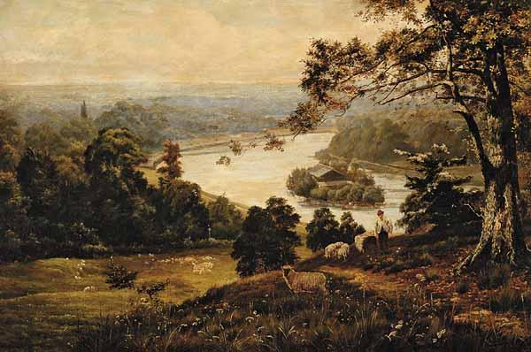 Appraisal: Theodore Hines British known active - The Thames Valley from