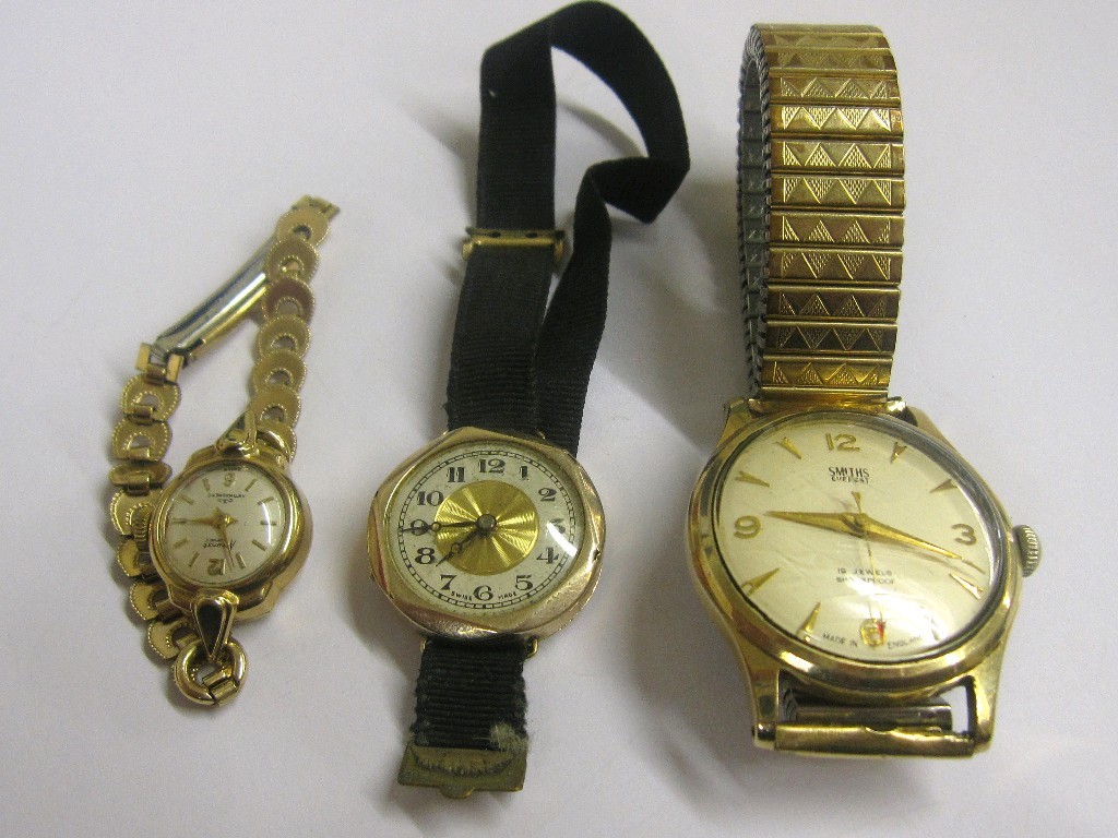 Appraisal: Lot comprising a ladies ct gold British Watch Co wrist