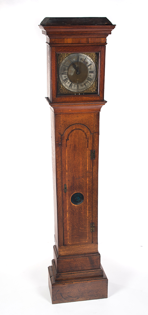 Appraisal: ENGLISH TALL CASE CLOCK England st half- th century oak