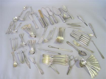 Appraisal: Large group of American sterling silver flatware th century