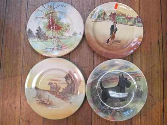 Appraisal: COLLECTION OF FOUR ROYAL DOULTON SERIES WATE PLATES