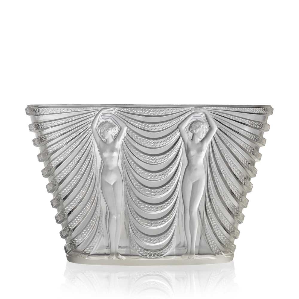 Appraisal: REN LALIQUE FRENCH - TERPISCHORE VASE NO - designed clear