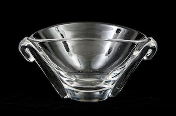 Appraisal: A Small Steuben Bowl A small Steuben bowl in a