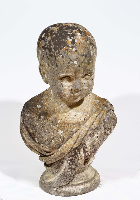 Appraisal: After the Antique th th Century marble bust of a