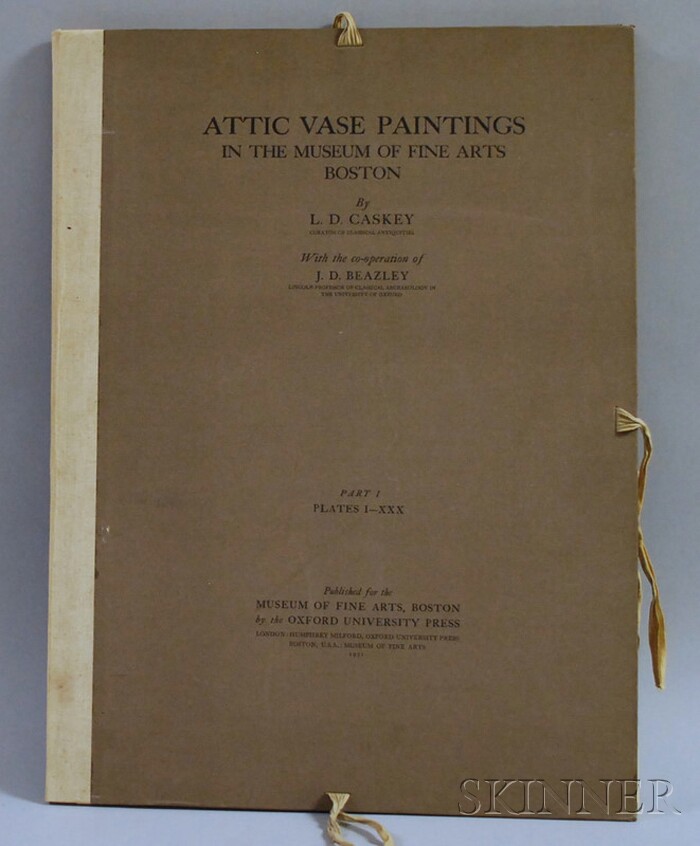 Appraisal: L D Caskey The Attic Vase Paintings in the Museum