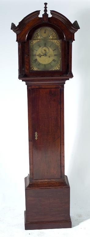 Appraisal: JOHN SMITH YORK - AN th CENTURY ELM LONGCASE CLOCK