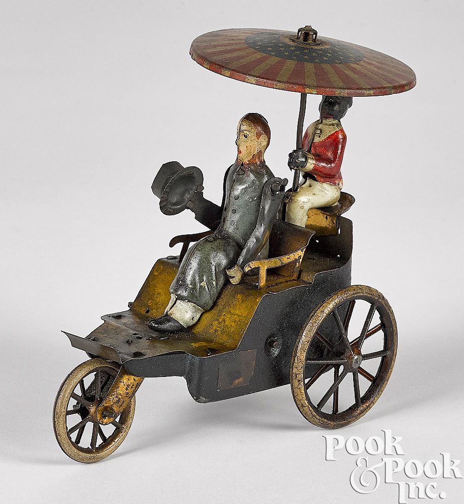 Appraisal: Lehmann tin clockwork New Century Cycle Lehmann painted and lithograph