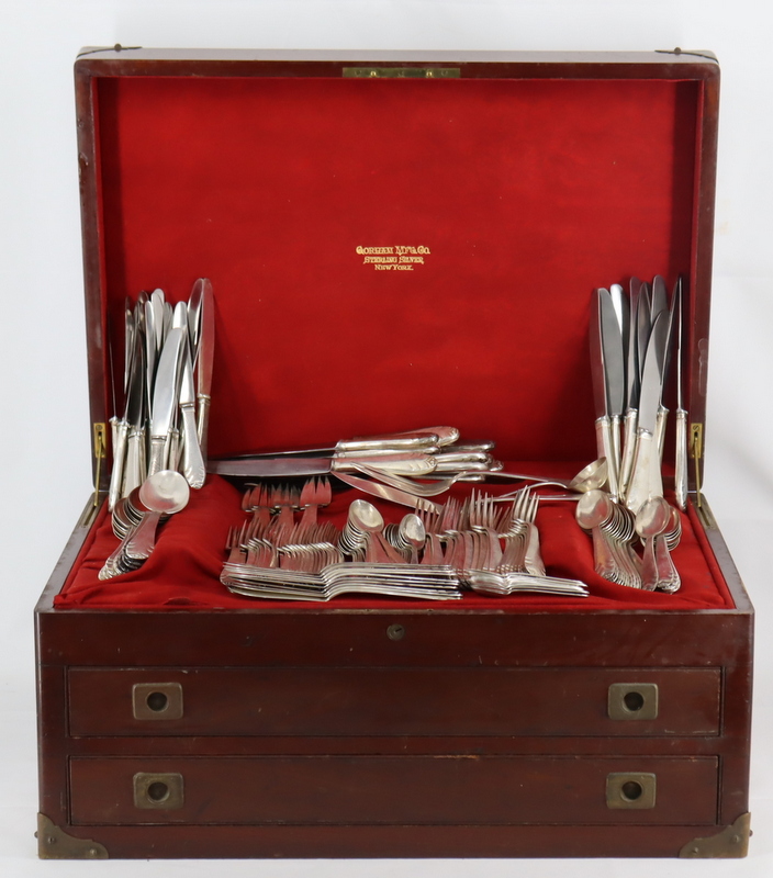 Appraisal: SILVER Magnificent Spanish Silver Flatware Service Comprised of individual flat