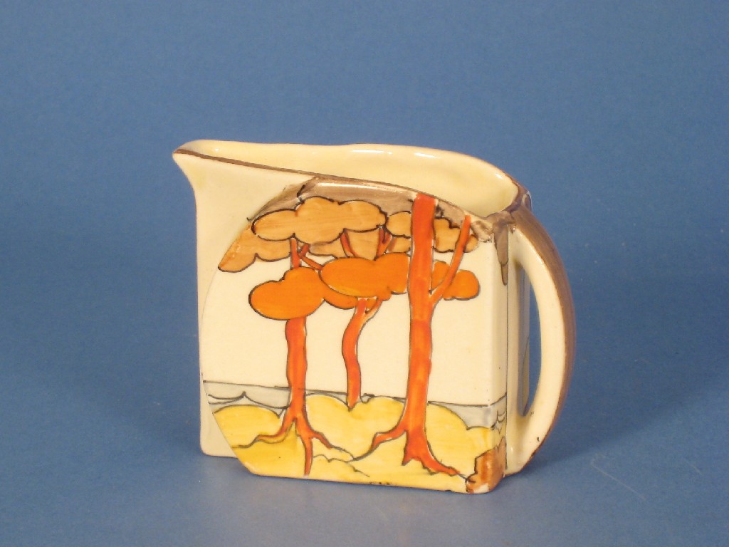 Appraisal: A Clarice Cliff Bizarre Milk Jug in H