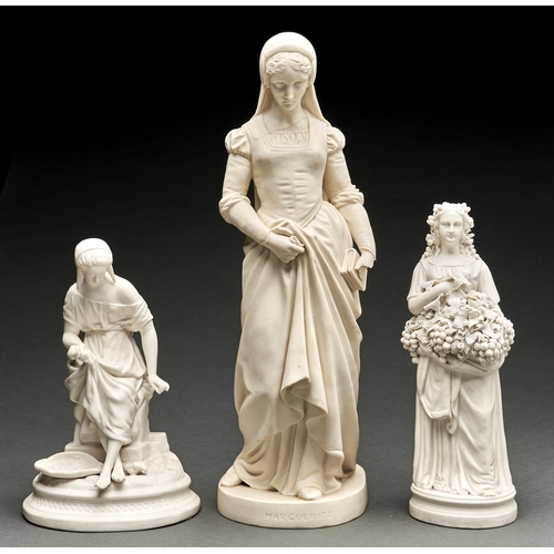 Appraisal: A Copeland Parian ware figure of Marguerite cm h and