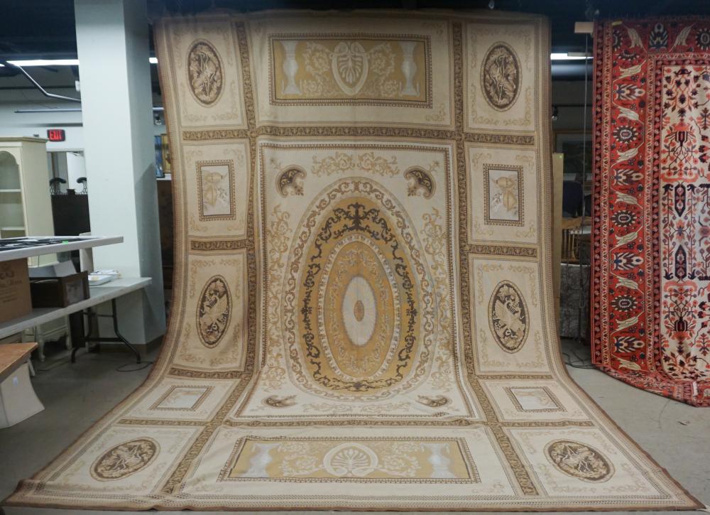 Appraisal: AUBUSSON RUG APPROX FT X FTAubusson Rug Dimensions approx ft