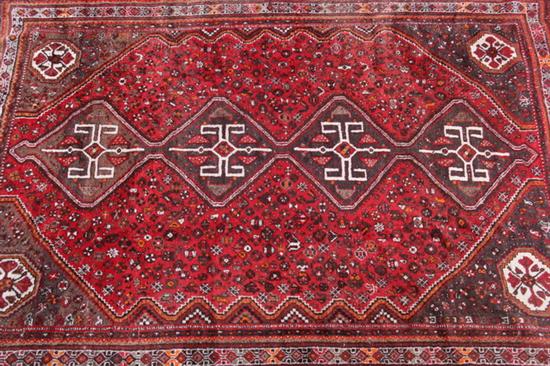 Appraisal: SHIRAZ RUG - App ft in x ft in PROVENANCE