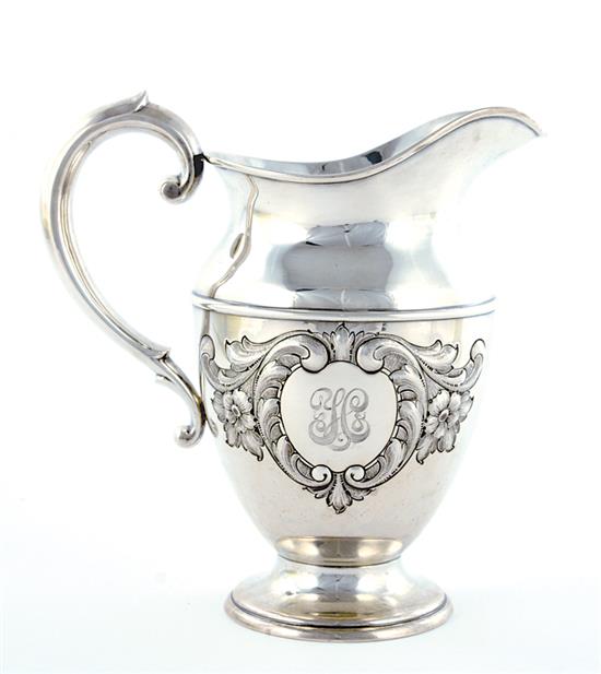 Appraisal: American sterling beverage pitcher by Dunkirk Connecticut circa - Celestis