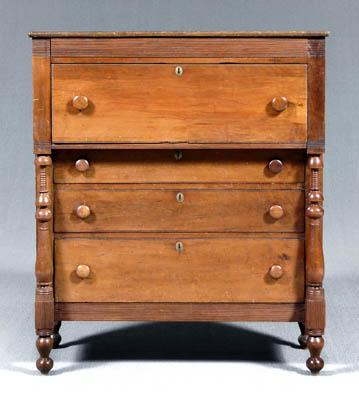 Appraisal: Greene County Tennessee chest cherry with poplar and yellow pine