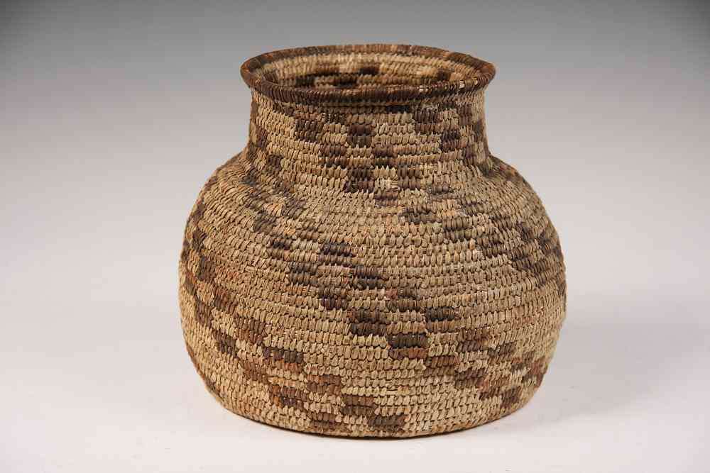 Appraisal: NATIVE AMERICAN BASKET - Early th c Southwest Indian Coil